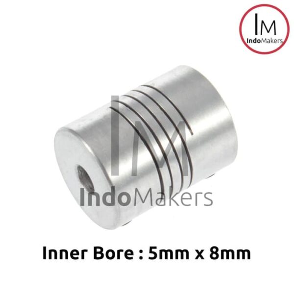 Flexible Coupling 5x8mm Coupler Alumunium D19 L25 - Image 4