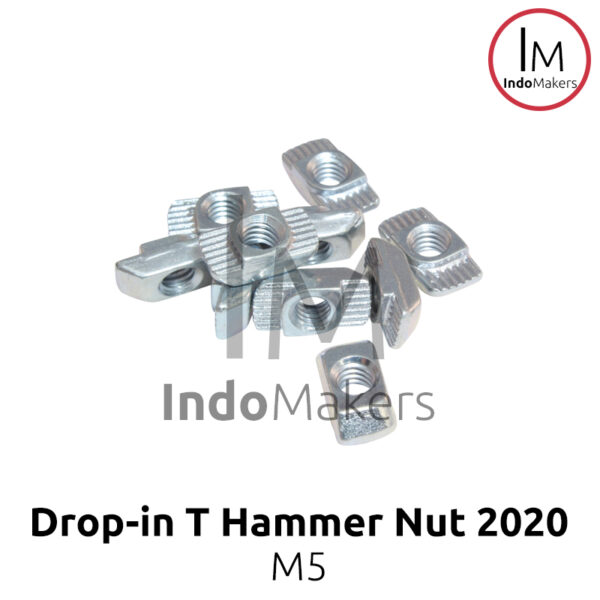 T Hammer Nut M5 Drop-In Aluminium Profile 2020 - Image 2