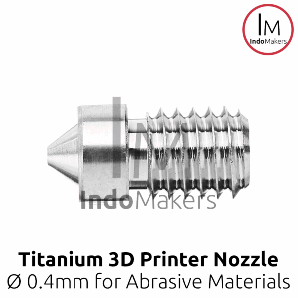 Titanium 3D Printer Nozzle E3D V6 0.4 diameter, 1.75 Filament Diameter - Image 4