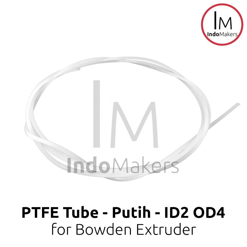 PTFE Teflon Tube 100cm ID 2mm OD 4mm for 1.75mm Filament