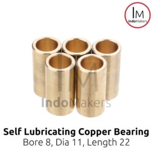 Self Lubricating Copper Bearing / Bushing for 3D Printer B8 D11 L22