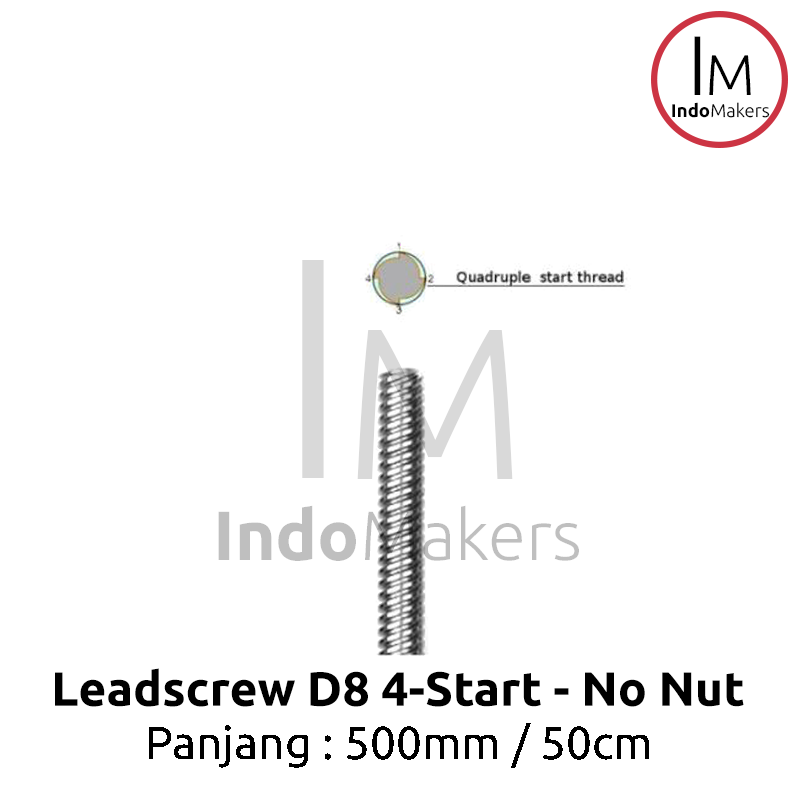 3d Printer Leadscrew T8-2-D2 8mm Lead 2mm Anti Backlash Spring Nut - Image 4