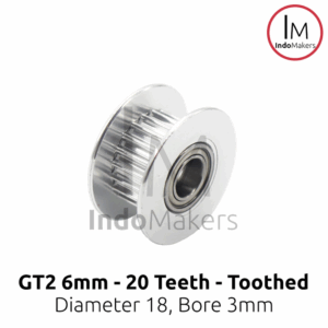 GT2 Timing Pulley Idler 20 Teeth Bore 3mm 2GT 20T Teethed