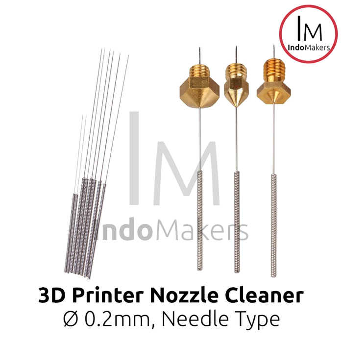 3d Printer Nozzle Cleaner Needle 0.2mm / Pembersih Nozzle 3d Printer - Image 2
