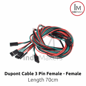 Dupont Cable 3 pin Female to Female Length 70cm