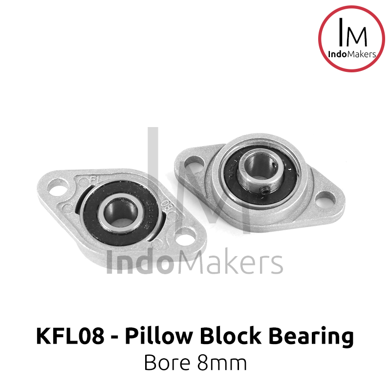 KFL08 Pillow Block Bearing 8mm Bore - Image 2