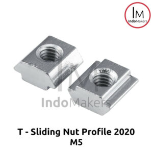 T Sliding Nut M5 untuk Aluminium Profile 2020 Isi 10pcs