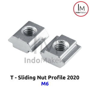 T Sliding Nut M6 untuk Aluminium Profile 2020 Isi 10pcs