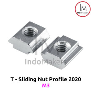 T Sliding Nut M3 untuk Aluminium Profile 2020 Set 10pcs