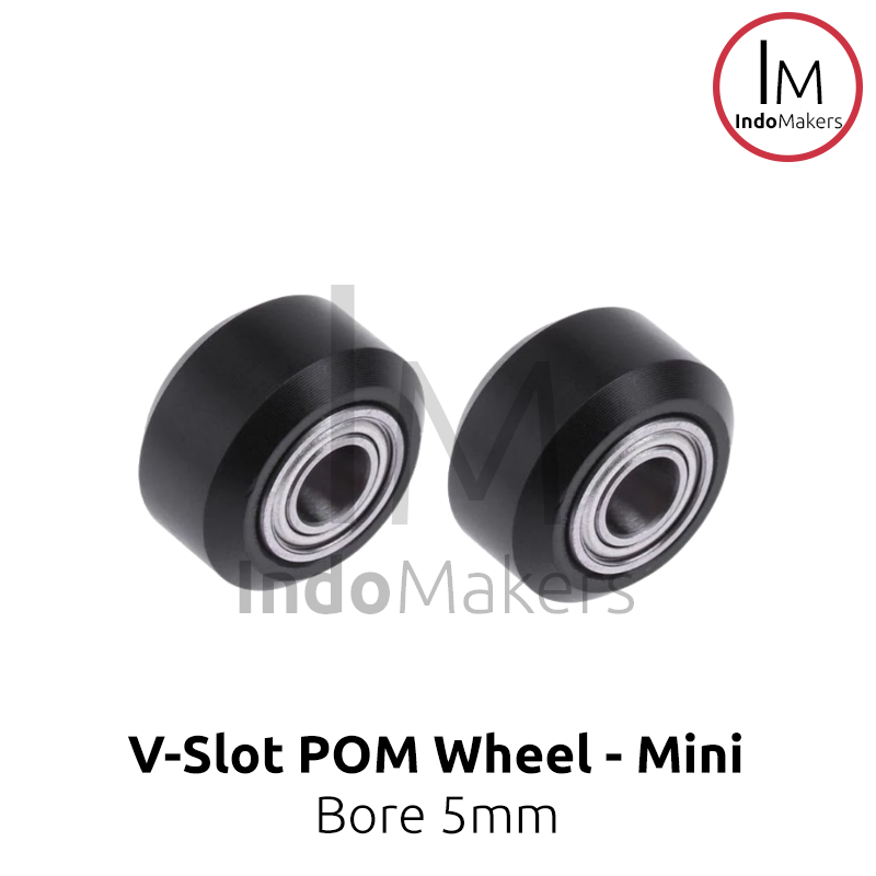 OpenBuilds CNC V-Slot POM Delrin V-Wheel Mini Type Bore 5mm