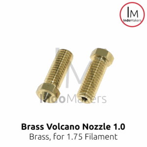 3D Printer Brass Volcano Nozzle 1.0mm, for 1.75mm Filament