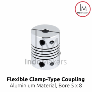 Flexible Coupling Coupler Clamp Type D20 L25 Bore 5x8