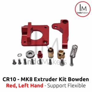 MK8 Extruder Aluminium Feeder Bowden Type CR-10 - RED - LEFT