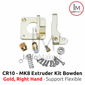 MK8 Extruder Aluminium Feeder Bowden Type CR-10 - GOLD - RIGHT