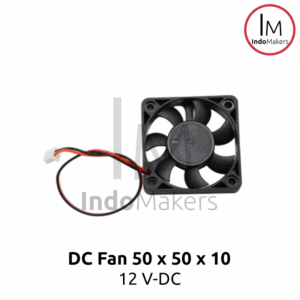 DC Mini Cooling Fan 5010 12V for 3D Printer / Computer 2 pin