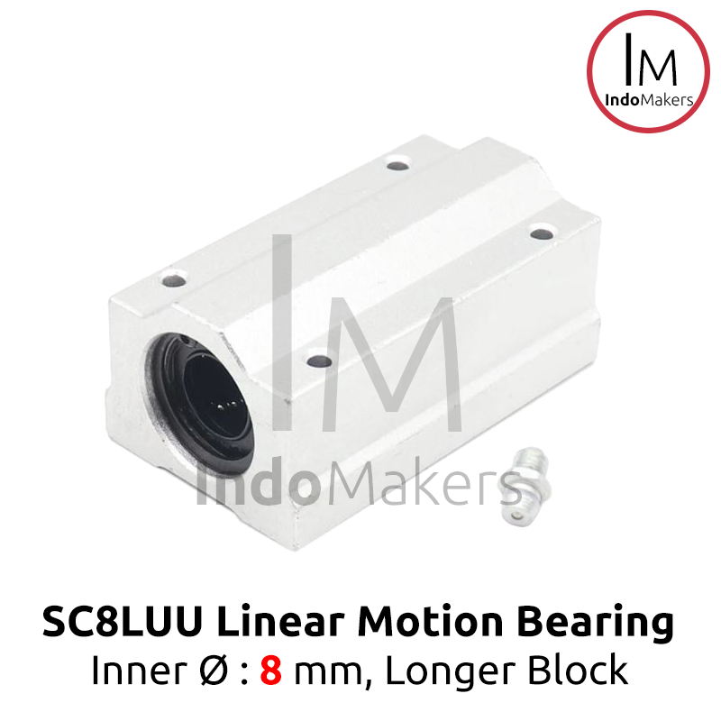 SC8LUU Linear Motion Ball Bearing Slide Bushing / Bearing - Image 2