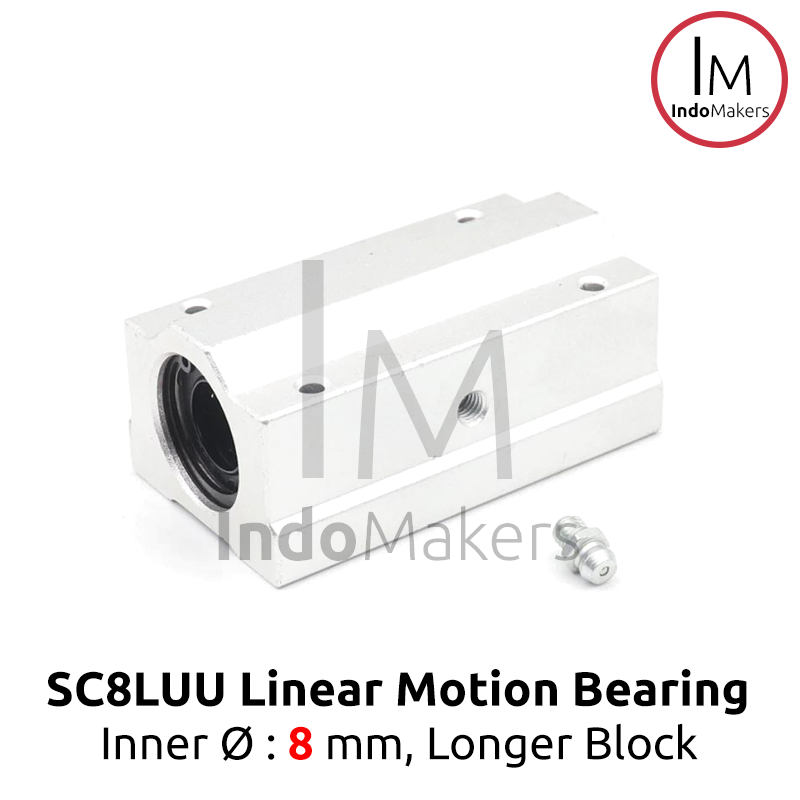 SC8LUU Linear Motion Ball Bearing Slide Bushing / Bearing - Image 3