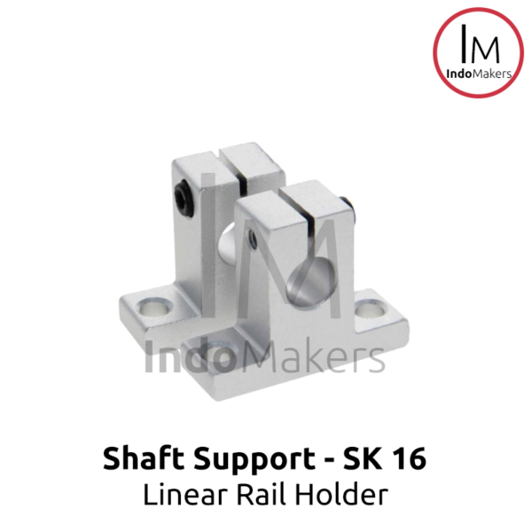 SK16 Linear Rail Shaft Support Unit for 16mm Rail / Rod – Indomakers