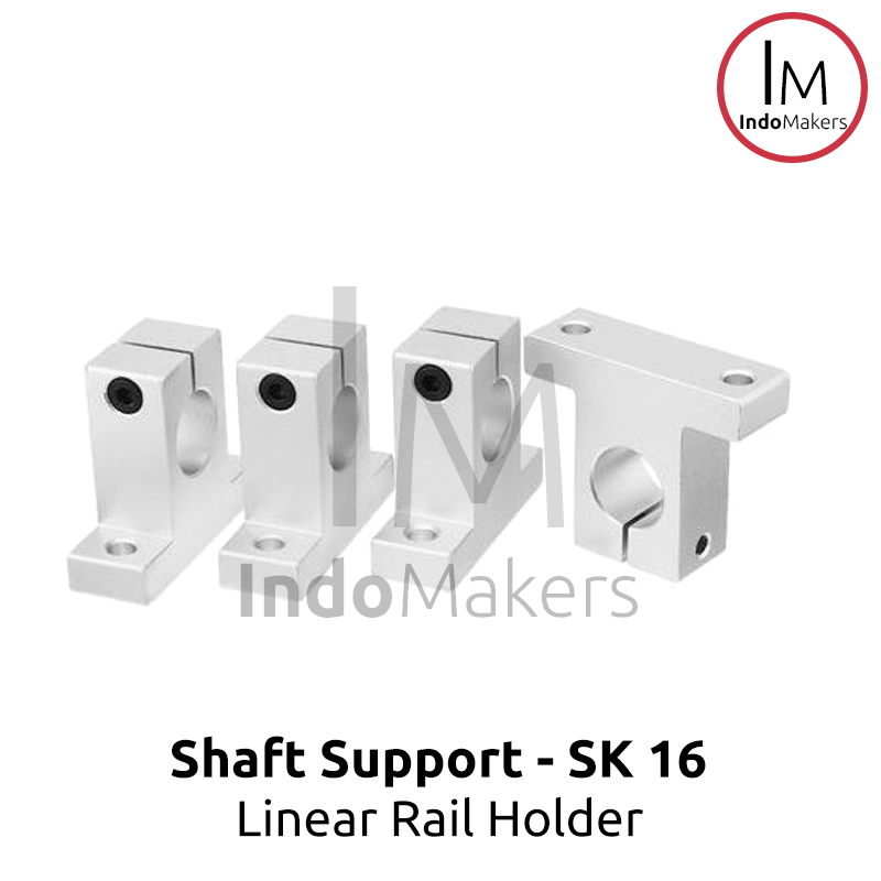 SK16 Linear Rail Shaft Support Unit for 16mm Rail / Rod - Image 3