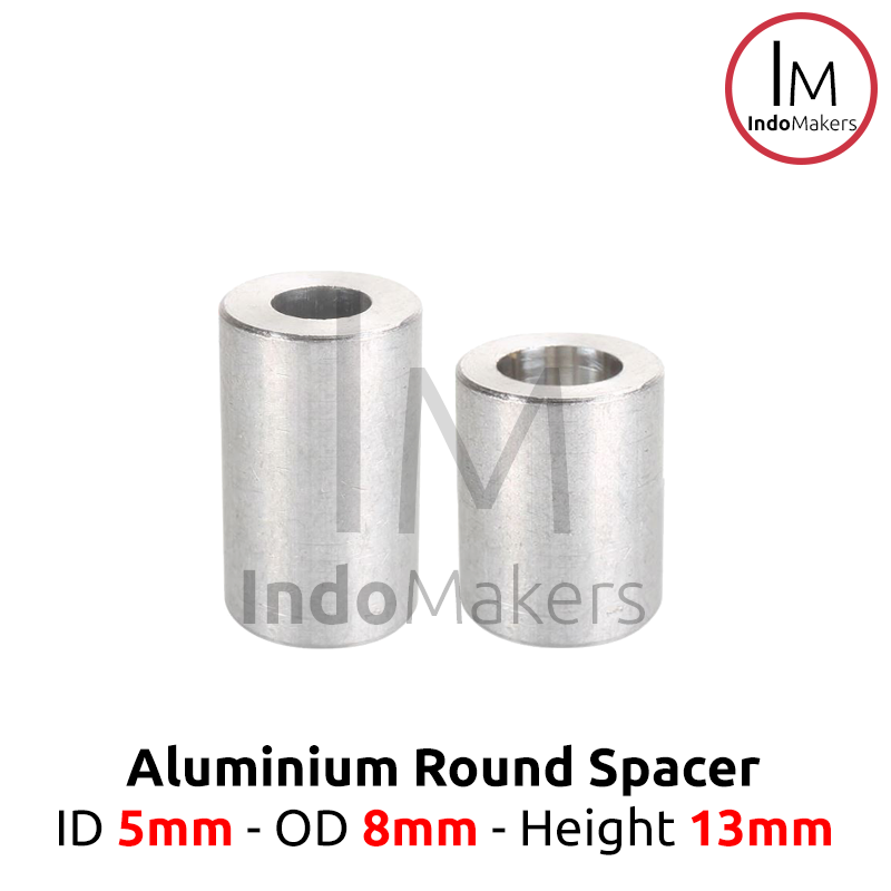 Aluminium Spacer Openbuilds M5 x OD 8mm x Tinggi 13mm - Image 2