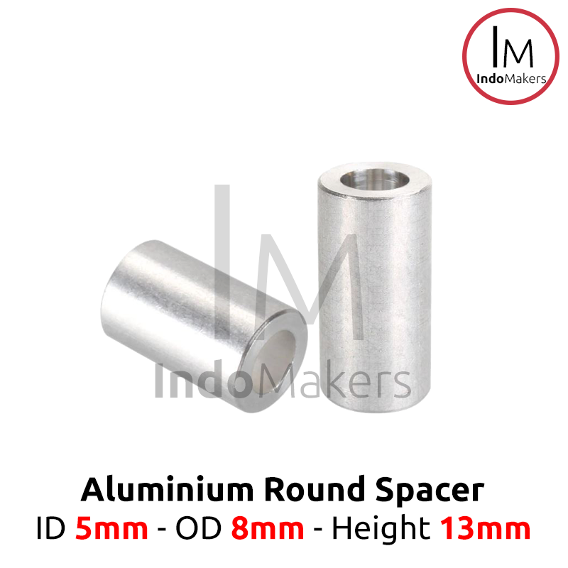 Aluminium Spacer Openbuilds M5 x OD 8mm x Tinggi 13mm - Image 3