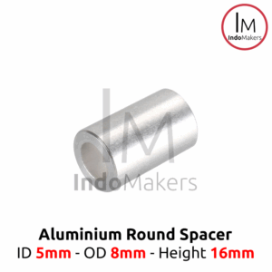 Aluminium Spacer Openbuilds M5 x OD 8mm x Tinggi 16mm