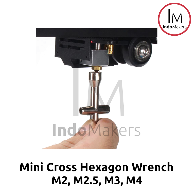 Mini Cross Hexagon Wrench M2 / M2.5 / M3 / M4 - Image 4