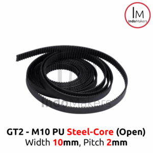 GT2 Timing Belt 10mm PU Steel Core Belt Open Type Width 10mm Pitch 2mm