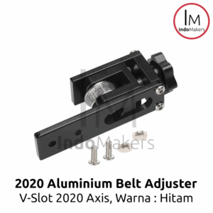 Aluminium Profile 2020 Belt Adjuster - HITAM