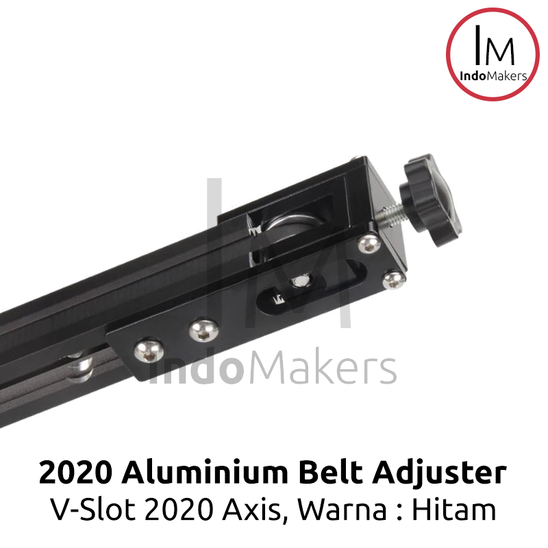 Aluminium Profile 2020 Belt Adjuster - HITAM - Image 2