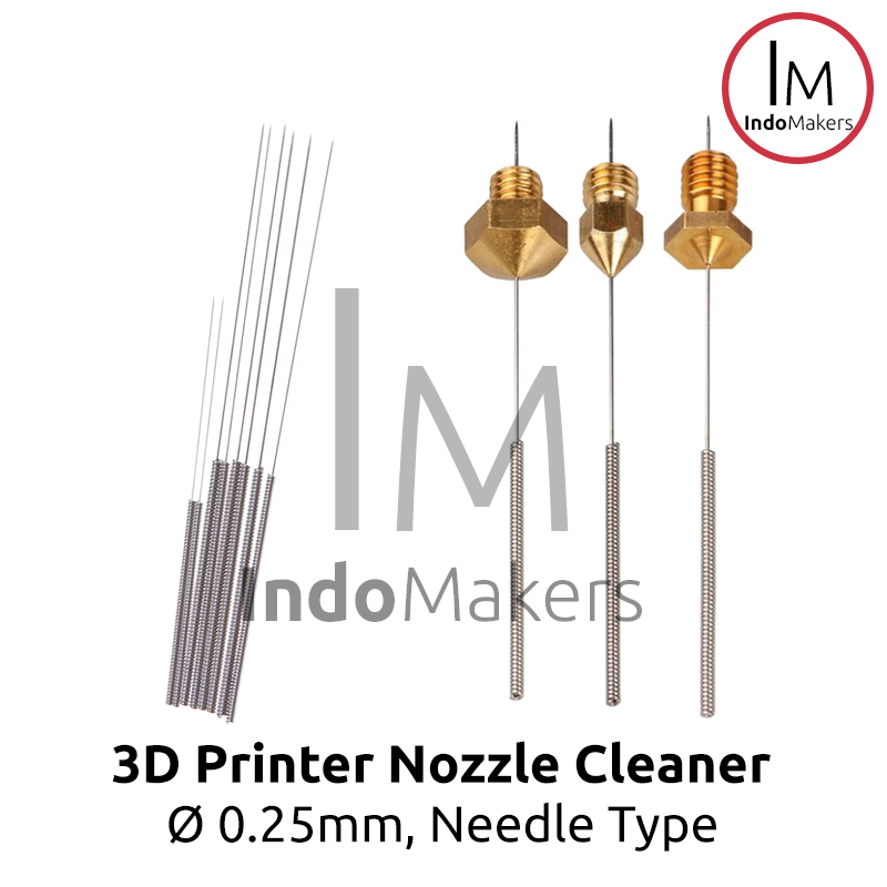 3d Printer Nozzle Cleaner Needle 0.25mm / Pembersih Nozzle 3d Printer - Image 2