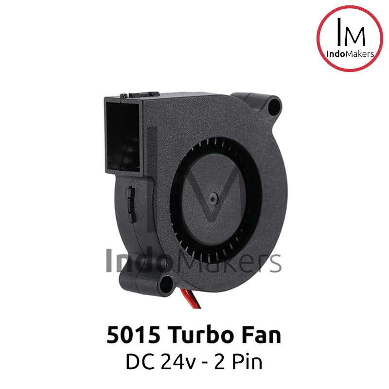 3D Printer DC Blower Fan / Turbo Fan 5015 24v - Image 2
