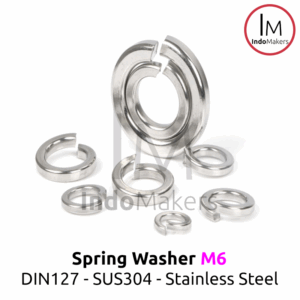 DIN127 Spring Washer / Ring Per Stainless Steel SUS304 M6 Set 10pcs