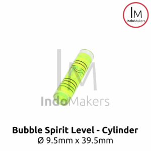 Bubble Spirit Level Cylinder Waterpas Silinder Kuning 9.5x39.5mm