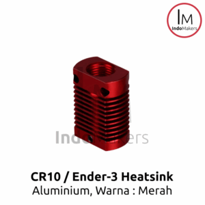 3D Printer CR10 / CR10S / Ender-3 Heatsink Aluminium Silver - RED