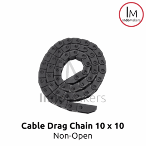 Plastic CNC Cabling Towline Cable Drag Chain 10 x 10 Carrier Hole Non-Open