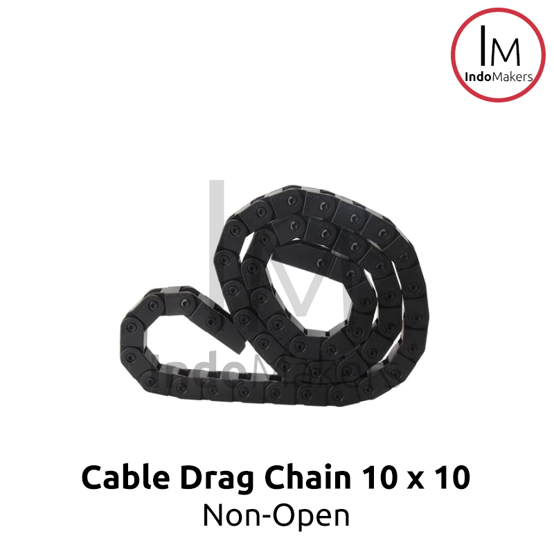 Plastic CNC Cabling Towline Cable Drag Chain 10 x 10 Carrier Hole Non-Open - Image 2