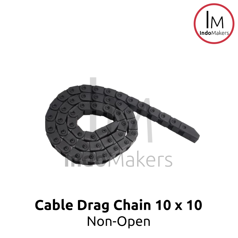 Plastic CNC Cabling Towline Cable Drag Chain 10 x 10 Carrier Hole Non-Open - Image 3