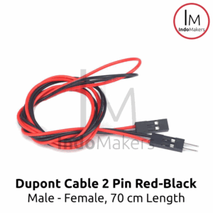 Jumper Wire Dupont Cable 2 Pin Male-Female 70cm
