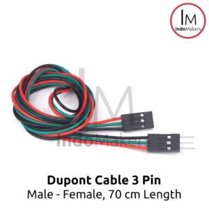 Jumper Wire Dupont Cable 3 Pin Male-Female 70cm