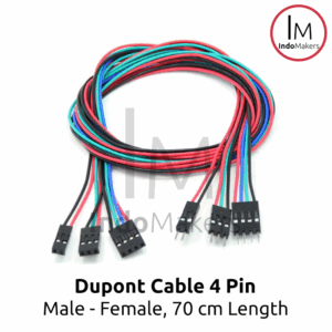 Jumper Wire Dupont Cable 4 Pin Male-Female 70cm
