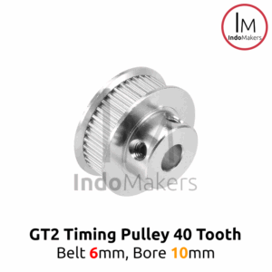 Timing Pulley GT2-6mm 40 Teeth Bore 10mm for 6mm GT2 Belt