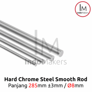 Hard Chrome Smooth Rod Panjang 285mm Diameter 8mm