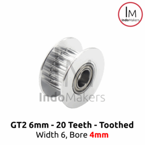 GT2 Timing Pulley Idler 20 Teethed Bore 4mm 2GT 20T Toothed