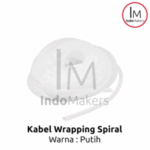 Kabel Wrapping Spiral - PUTIH