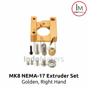 MK8 Aluminium Extruder Set - Gold Color- LEFT