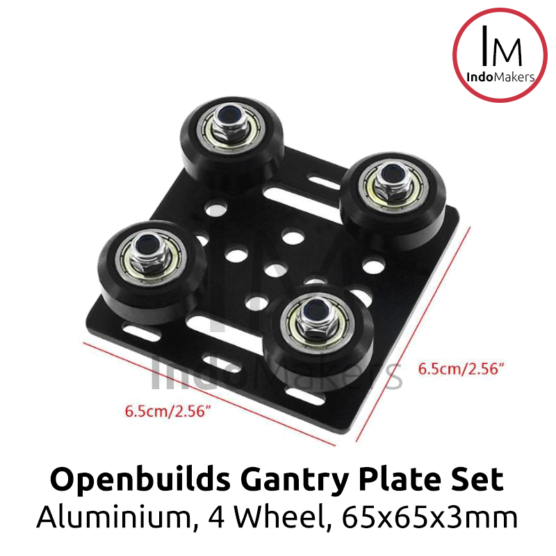 OpenBuilds V-Slot Gantry Aluminium Plate Set 65 x 65 x 3mm - Image 2