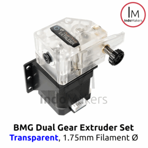 BMG Dual Drive Transparent Extruder Set 1.75mm Filament