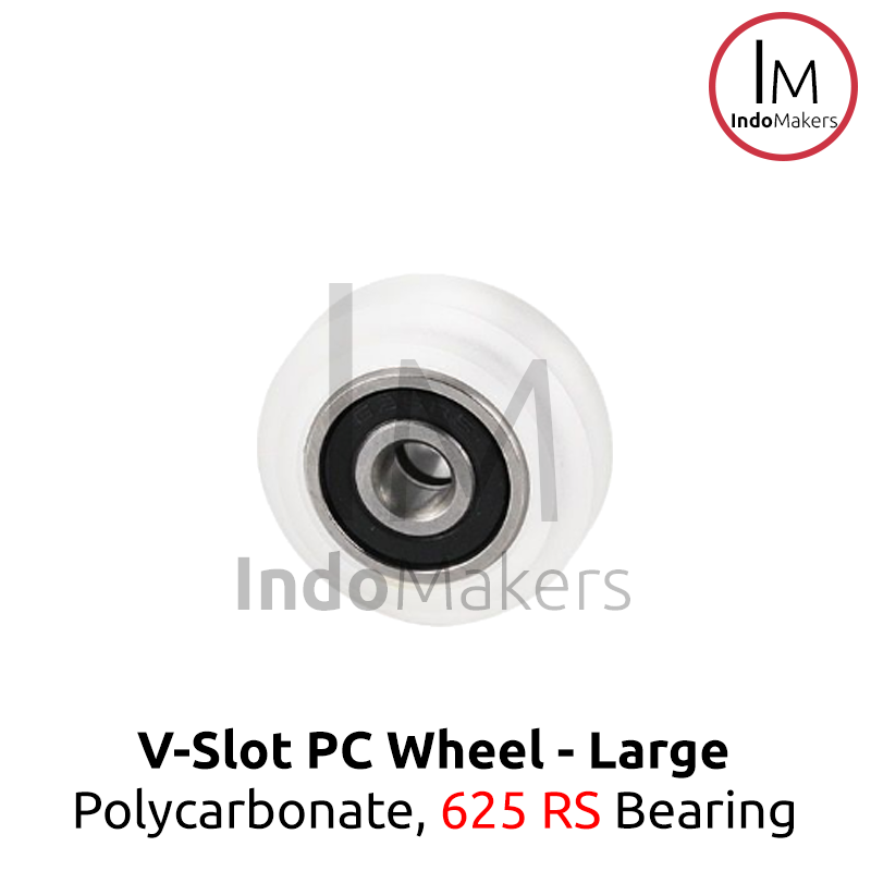 OpenBuilds CNC V-Slot PC Polycarbonate V-Wheel Large 625RS Bearing