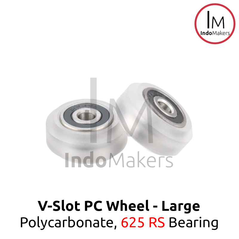 OpenBuilds CNC V-Slot PC Polycarbonate V-Wheel Large 625RS Bearing - Image 2